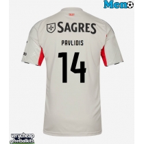 Benfica Vangelis Pavlidis #14 Replica Away Shirt 2025-26 Short Sleeve